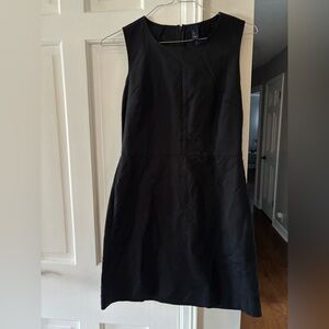 Gap slim shift dress black